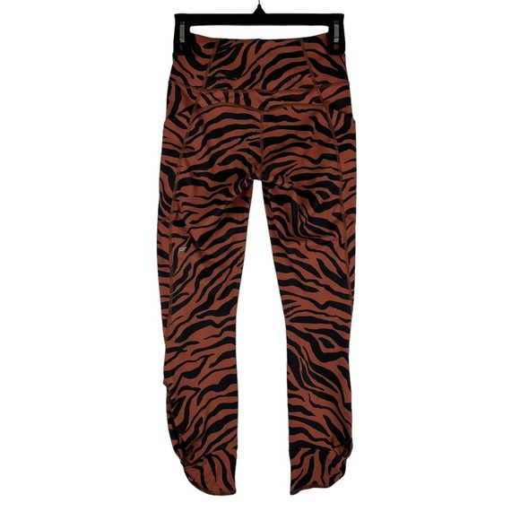Fabletics PureLuxe Twist Leggings Womens Size XS Brown Black - Picture 2 of 15